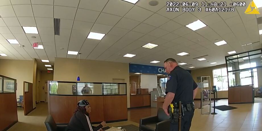 Body-worn camera footage from Vaughn v. Chase
